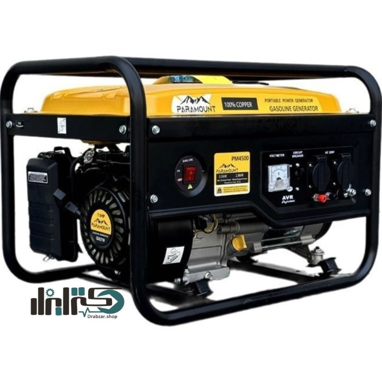 موتور برق بنزینی پارامونت 3 کیلو وات هندلی مدل PM4500