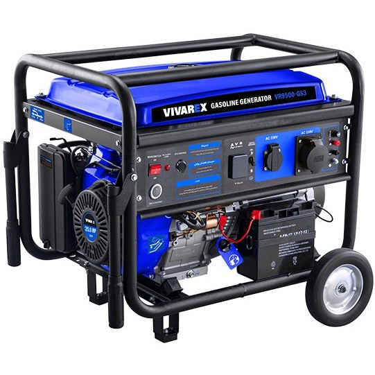 موتور برق سه گانه سوز ویوارکس مدل VR9500-GS3 ظرفیت 9500 وات استارتی
