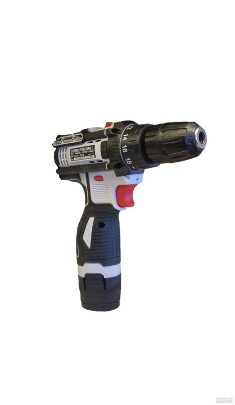 دریل شارژی ۱۲ ولت دو باطری با لوازم رونیوا مدل RV-1200