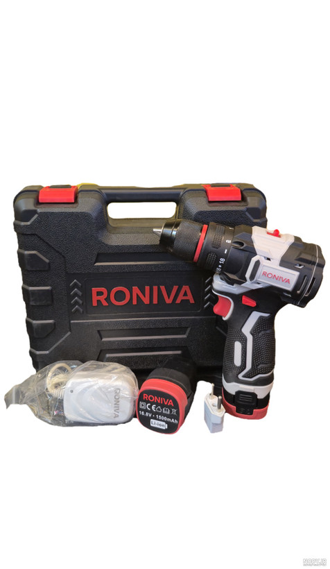 دریل شارژی براشلس ۱۶/۸ ولت رونیوا مدل RV-6816
