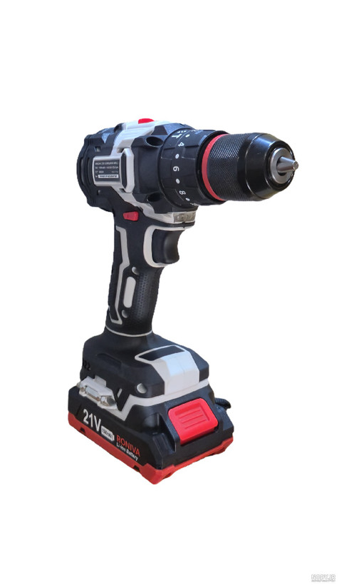 دریل شارژی براشلس چکشی ۲۱ ولت رونیوا مدل RV-6820