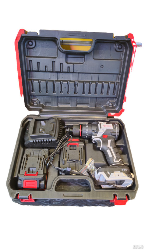 دریل شارژی براشلس چکشی ۲۱ ولت رونیوا مدل RV-6820