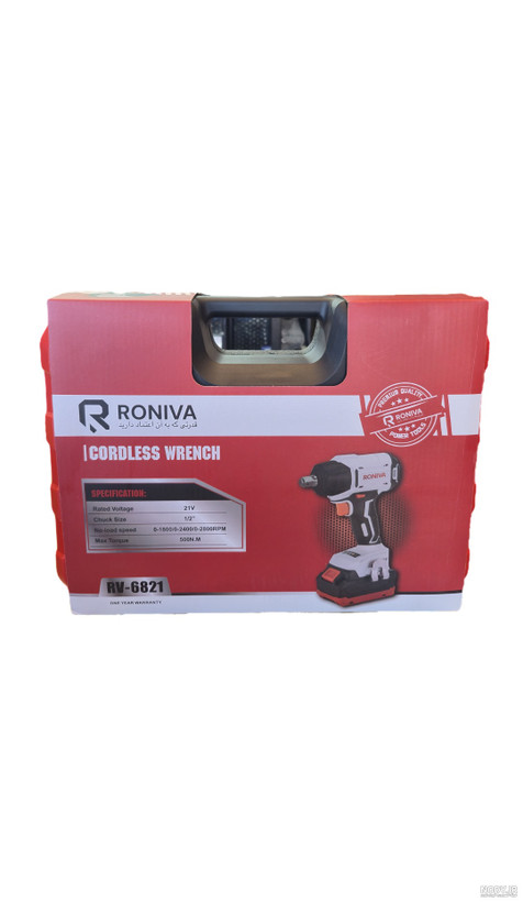 بکس شارژی براشلس ۲۱ ولت سه سرعته رونیوا مدل RV-6821