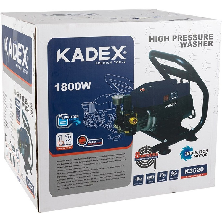 کارواش دینامی ۱۸۰۰ وات ۱۶۰ بار کادکس مدل K3520