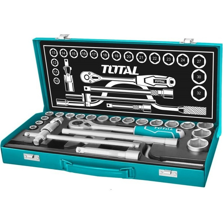 جعبه بکس توتال مدل THT141253 مجموعه ۲۴ پارچه