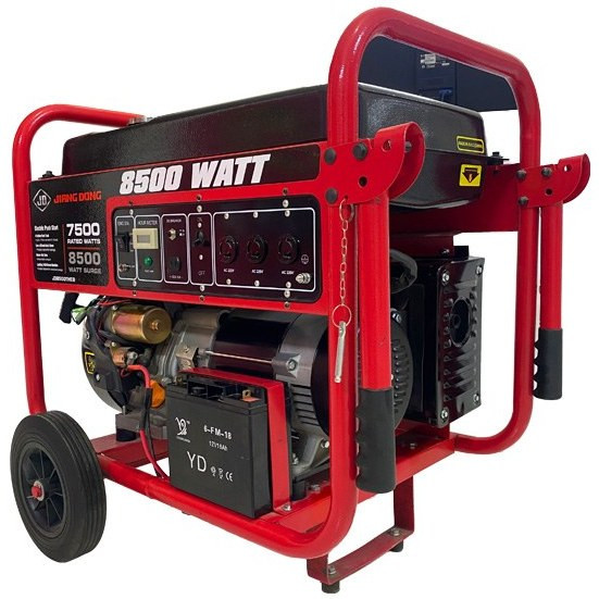 موتور برق بنزینی جیانگ دانگ مدل JD8500THEB ظرفیت ۸.۵ کیلو وات تک فاز